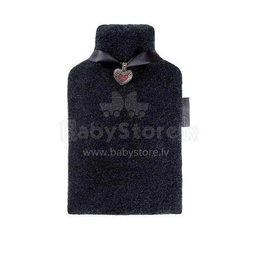 Fashy Baby  Art.6778 Termofors ar ūdeni pildāms  apvalkā ar ekskluzīvu metāla kulonu sirds formā