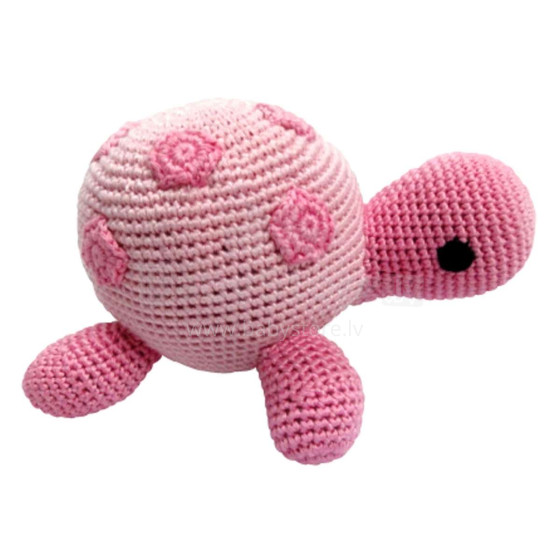 NatureZoo Teddy Bear Miss Turtle  Art.10054 Вязаная детская игрушка со звуковым эффектом