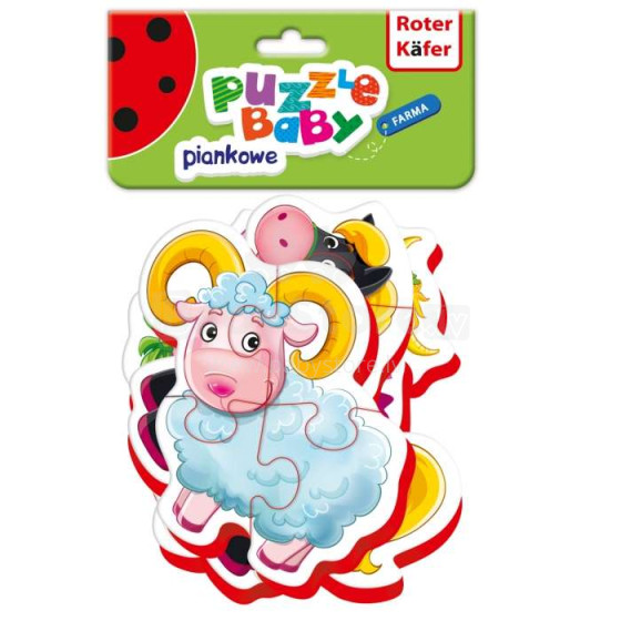 „Roter Käfer Baby Puzzle RK1102-03 Baby Puzzle Farm“ („Vladi Toys“)