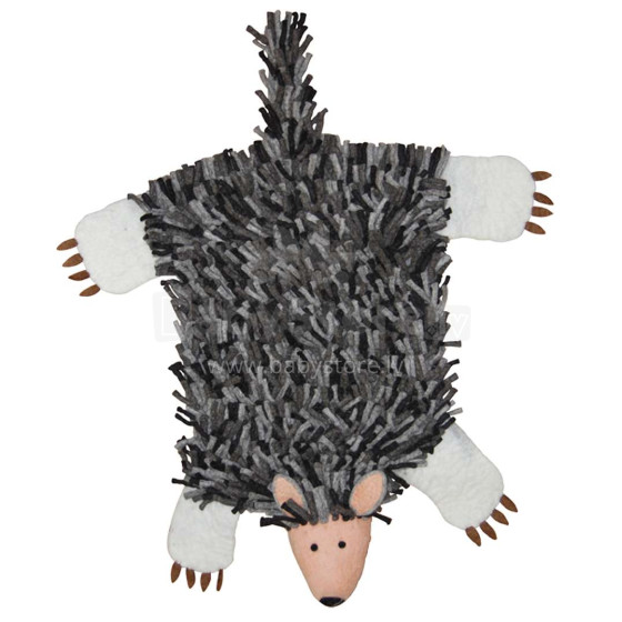 Švedijos „Klippan Hengehog Art.5919.03“ vaikiškas kilimėlis iš natūralios vilnos, 84x110cm