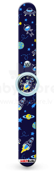 Watchitude Slap Watch Rocket Art.361 Neperšlampami vaikiški laikrodžiai