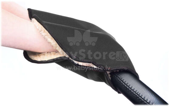 Sensillo Pushchair Muff Art.SILLO-8507 Black rankinis mufas (universalus)