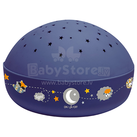 Tigex  Baby Projector Art.80890543 Zvaigžņu debess projektors-naktslampiņa