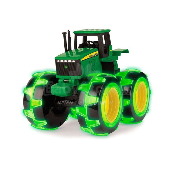 „John Deere Art.46434B“ traktorius su šviečiančiais ratais „Monster“