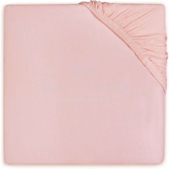 Jollein Cotton Soft  Pink Art.511-501-00088 palags ar gumiju 40x80cm