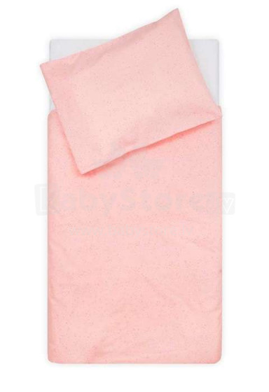Jollein Mini Dots Blush Pink Art.003-005-65199  Bērnu dabīgas kokvilnas komplekts no 2 daļām
