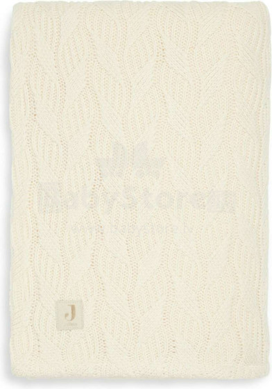 Jollein Cot Spring Knit Art.517-522-66038 Ivory/Coral Fleece - Adīts pleds 150x100cm