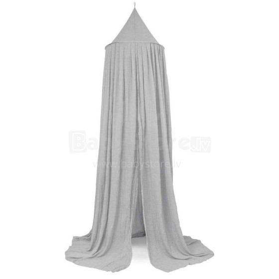 Jollein Canopy Vintage Art.002-005-00078 Soft Grey - Baldahīns bērnu gultiņai (245cm)