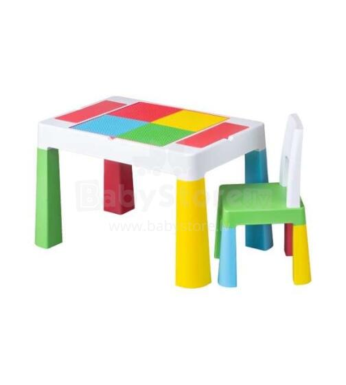 „Tega“ kūdikių staliukas + kėdė MULTIFUN multikolor MF-001