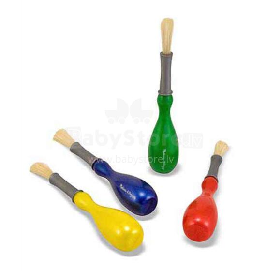 Melissa &amp; Doug Jumbo rinkinys Art. 14118 Šepetėlių rinkinys, 4 vnt