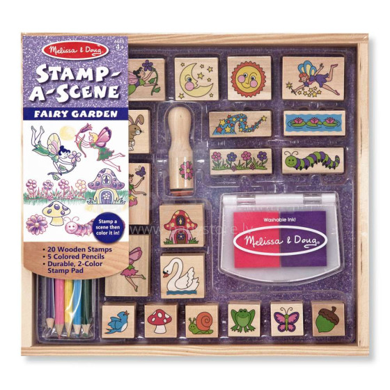 Melissa&Doug Stamp Sets Art.12424 Komplekts zīmogs ar tintēm