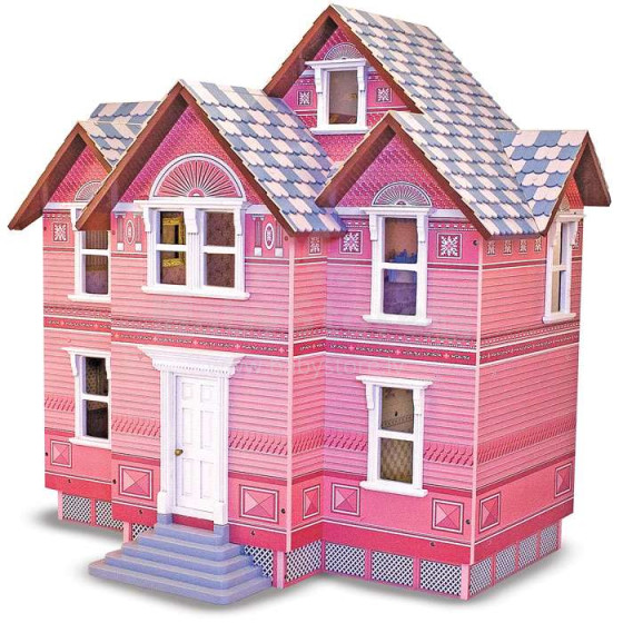 Melissa&Doug Victorian DollHouse Art.12580   Деревянный кукольный домик c мебелью