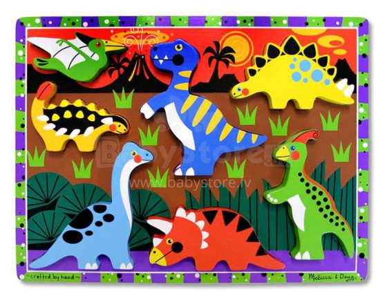 Melissa&Doug Puzzles Dinosaur  Art.13747