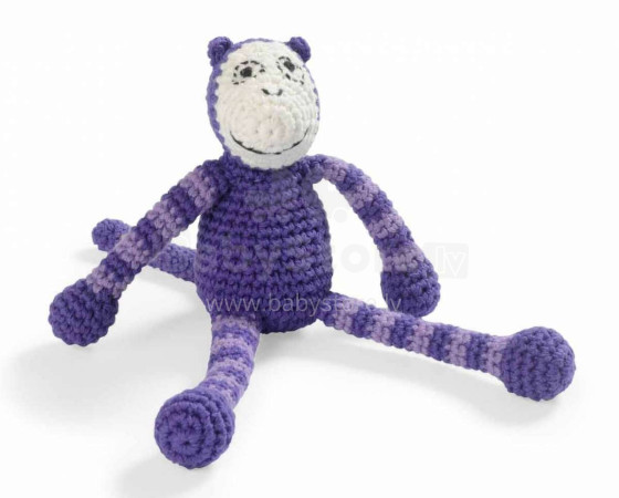 Smallstuff  Crochet Monkey Art.40031-06  Mīkstā adīta rotaļlieta no dabiska bambusa,20cm