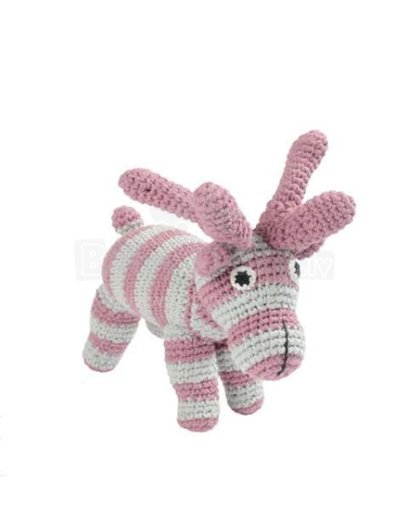 Smallstuff  Crochet Animals Art.40008-14  Mīkstā adīta rotaļlieta no dabiska bambusa,20cm