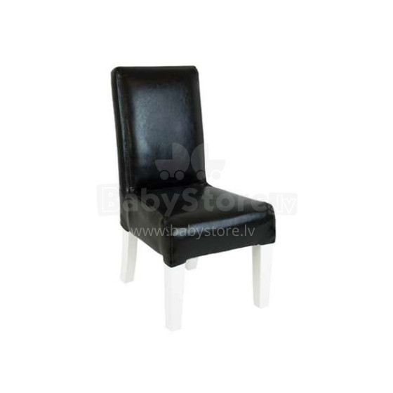 JaBaDaBaDo Chair Black Art.K082 Bērnu krēsls no eko ādas