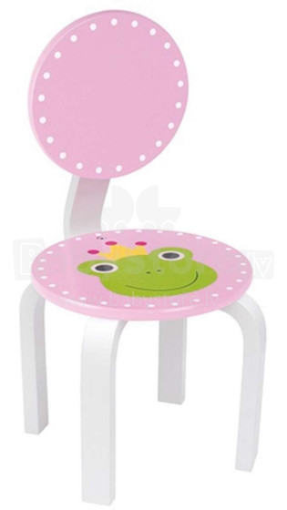 JaBaDaBaDo  Chair Frog Art.W7064  Детский деревянный стульчик