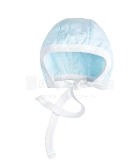 NordBaby Hat Art.99263 Pastel Blue  Шапочка для новорождённых 100% хлопо