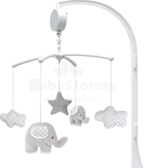 JaBaDaBaDo Mobile Elephant  Art.N0094   Музыкальная карусель на кроватку