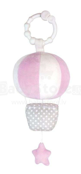 JaBaDaBaDo muzikinis balionas rožinis Art.N0096 Pakabinamas muzikinis žaislas vežimėliui / lovai