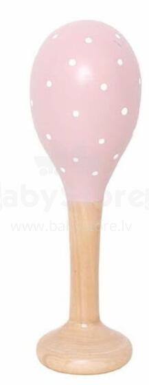 JaBaDaBaDo  Maraccas Art.M14093 Pink Medinės marakos - barškučiai 1 vnt.