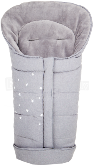 Fillikid Art.3010-87 Barodino Grey Melange Baby Sleeping Bag  Bērnu Ziemas Siltais Guļammaiss 100х50