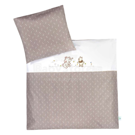 Julius Zollner Romantic Pūkuotukas. 8620017000 viršutinė paklodė + pagalvės užvalkalas 80x80 / 35x40 cm