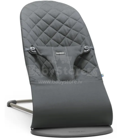 Babybjorn Bliss Bouncer Balance Cotton Art.006021 Antracite Шезлонг