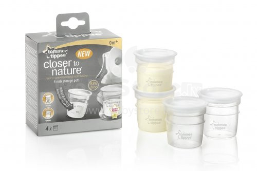 Tommee Tippee Art. 423010 Closer to Nature Milk Storage Pots