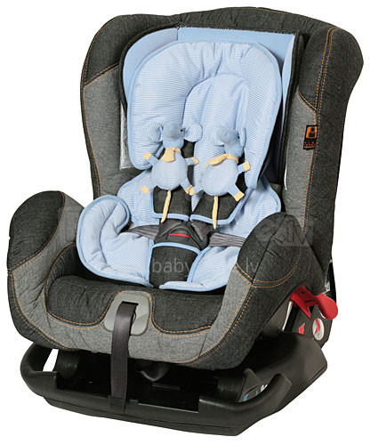 Bērnu autokrēsls Bellelli modelis LEONARDO (0+ un 1.)  blue mouse