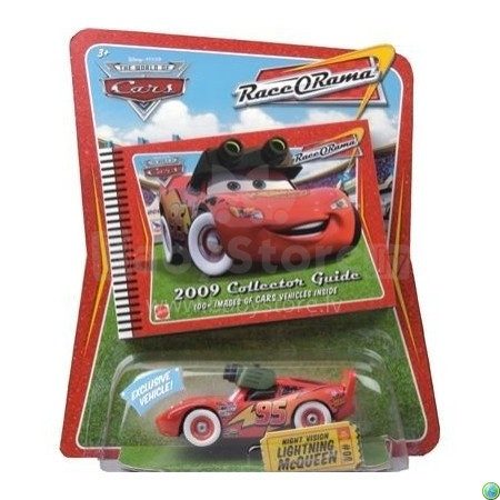 „Mattel P0039 Disney Cars Collectors Guide“ automobilis iš serijos „Vagonai“