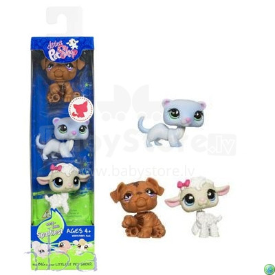 HASBRO 89871 LPS 3 PACK OF PETS ASST