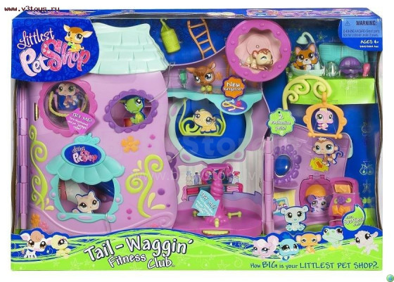 HASBRO 90804 LPS TAIL WAGGIN FITNESS CLUB Игрушки