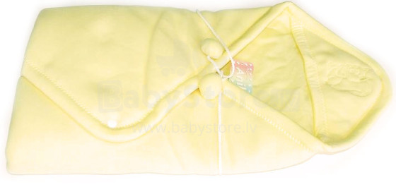 ANIKA Уголок-одеяло для крещения жёлтое