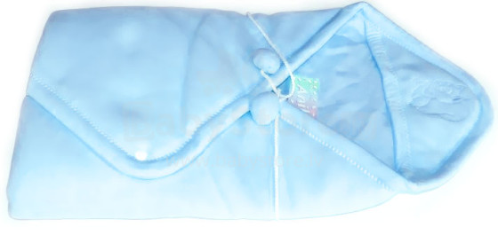 ANIKA уголок-одеяло для крещения голубое