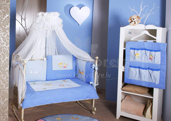 FERETTI - Bērnu gultas veļas komplekts 'Romeo Blue Prestige' TERZETTO 3 