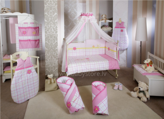 FERETTI - Bērnu gultas veļas komplekts 'Bella Rose Premium' SESTETTO 6 
