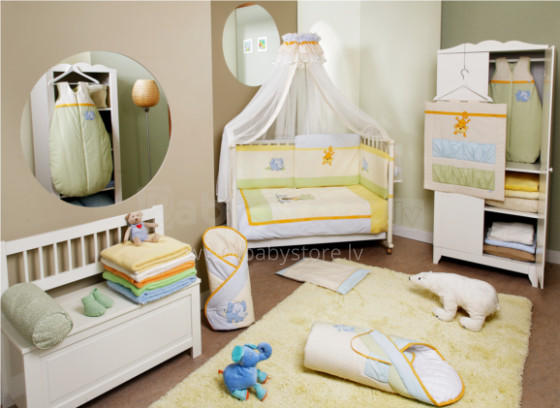 FERETTI - Bērnu gultas veļas komplekts 'Jungle Multi Premium' SESTETTO PLUS 6 