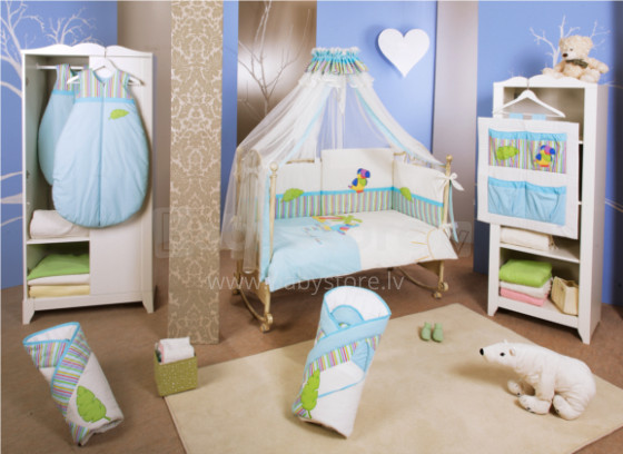 FERETTI - Bērnu gultas veļas komplekts 'Tropical Island Premium' Quintetto 5 