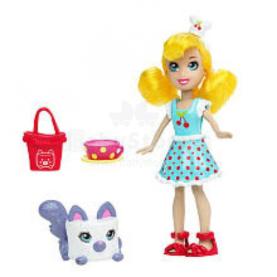 POLLY POCKET CUTANTS DOLL AND PET T1231
