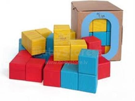 „Eco Toys“ 40000 str. Mediniai kaladėlės - mažasis mąstytojas