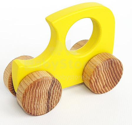 Eco Toys Art.13001 Детская деревянная игрушечная  ретро машинка