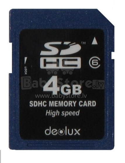 4GB SDHC class6 DLUXatmiņas karte