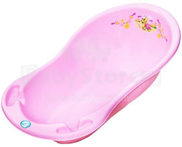 Klasikinė kūdikių vonia „Tega Baby Funny Turtle“ rožinė 86 cm