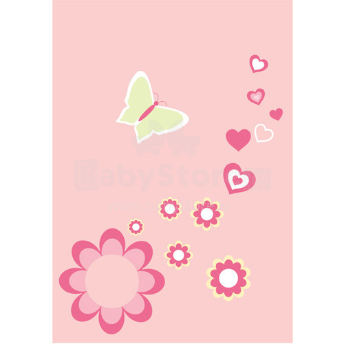 BabyOno 809 Акриловое одеяльце PREMIUM  – Бабочка