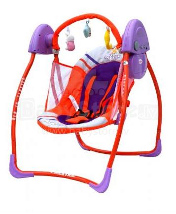  Arti Beauty HSW107 3-vienā šūpuļkrēsls, violet/orange Ala