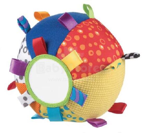 „Playgro Art“. 0180271 „LoopyLoops“ minkštas rutulinis barškutis