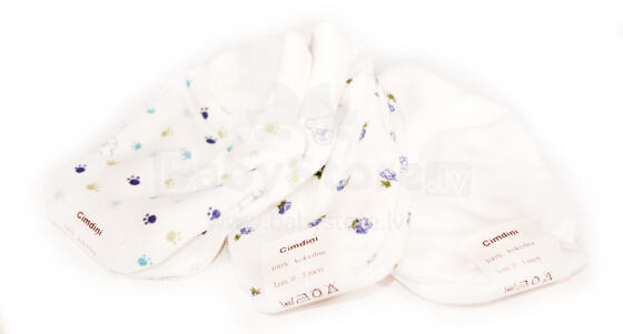 Galatex Art.25052 Baltos vaikiškos medvilninės pirštinės