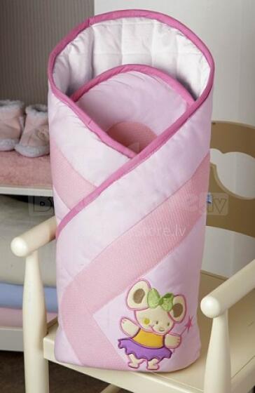 „Feretti Layette 85 Juliet Pink“ daugiafunkcinė antklodė
