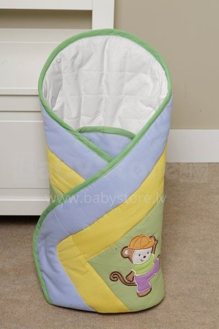 FERETTI Layette 85 BANANA Jolly multi конвертик одеялко для новорождённого 85х85 см